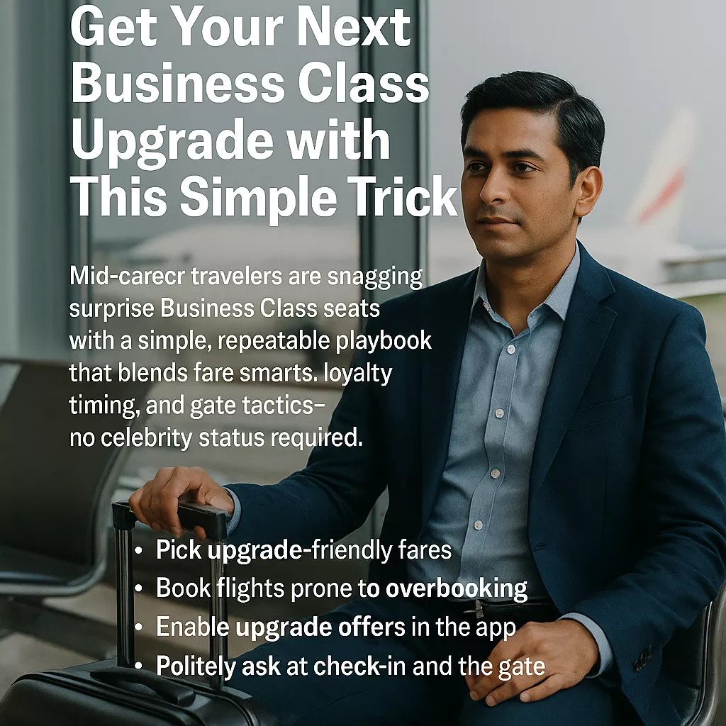Get Your Next Business Class Upgrade with This Simple Trick