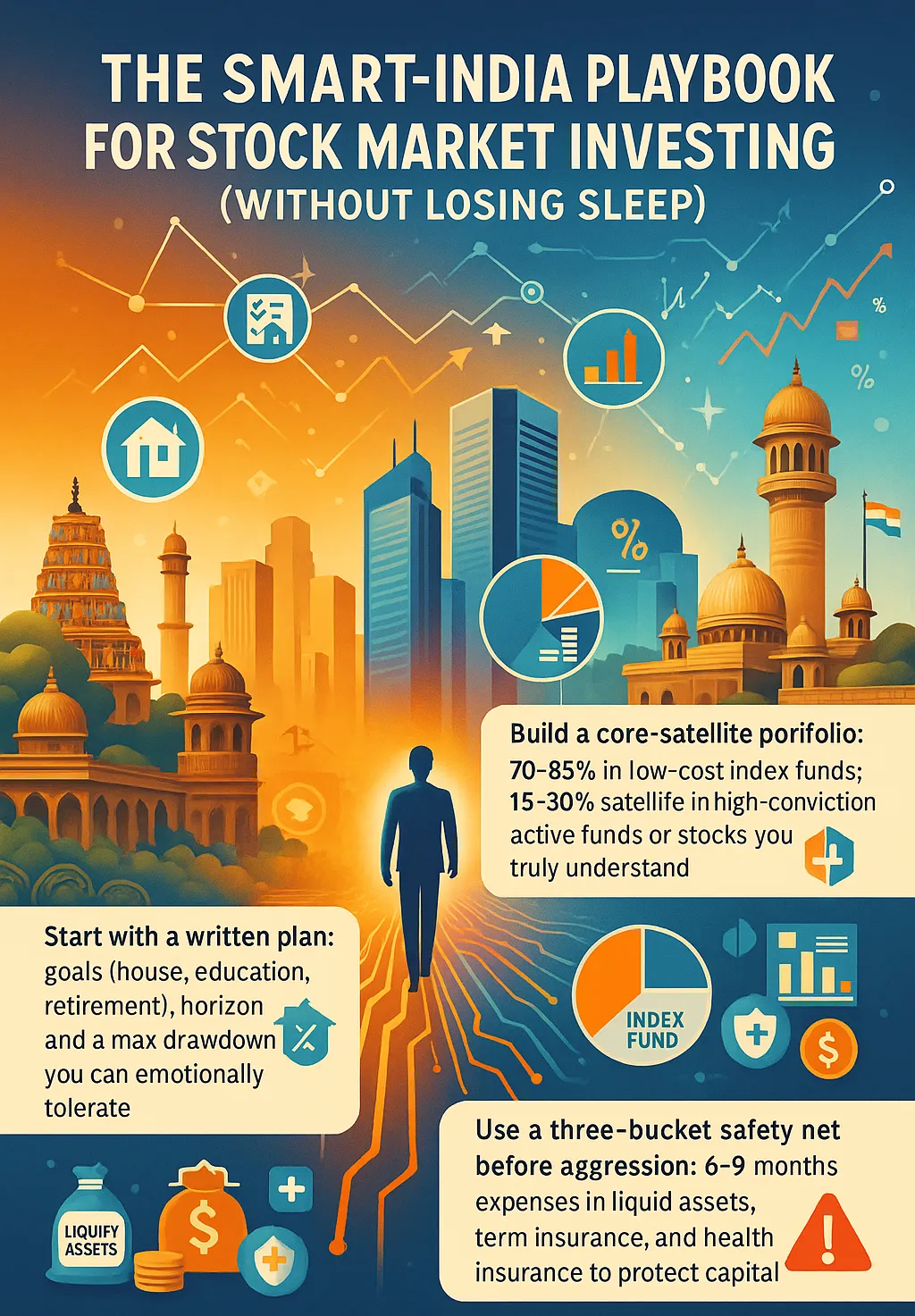 The Smart-India Playbook for Stock Market Investing (Without Losing Sleep)
